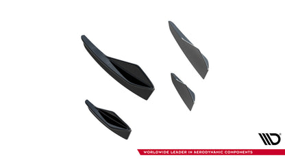 Stoßstangen Flaps Wings vorne Canards passend für Audi A5 S-Line / S5 Limousine / Avant B10