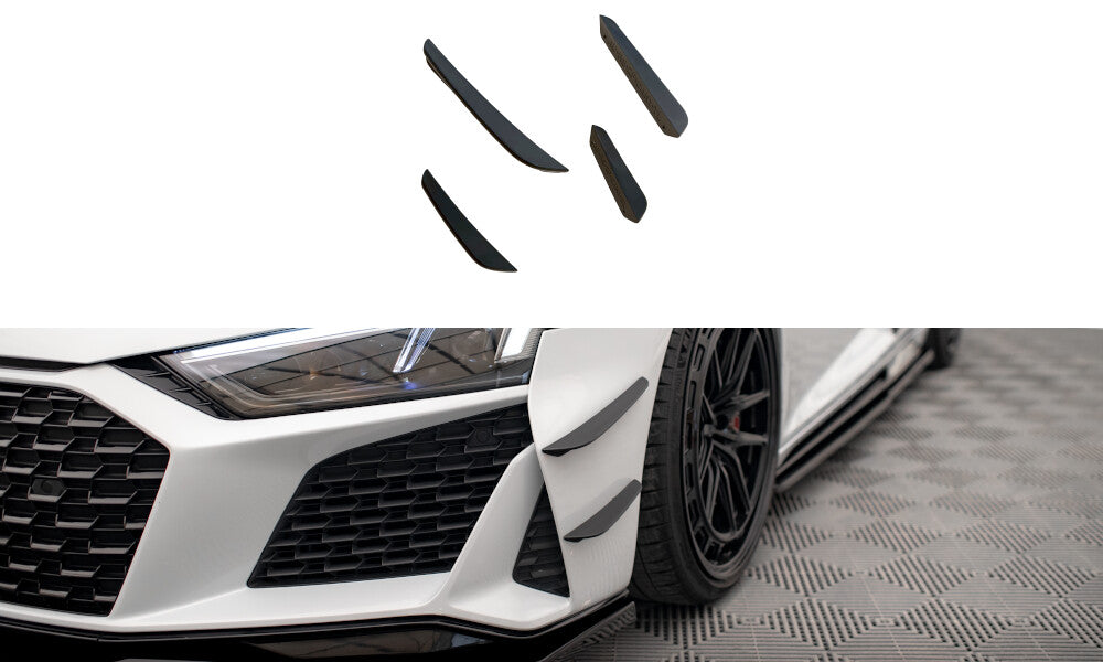 Stoßstangen Flaps Wings vorne Canards passend für Audi RS3 Sportback 8Y FL