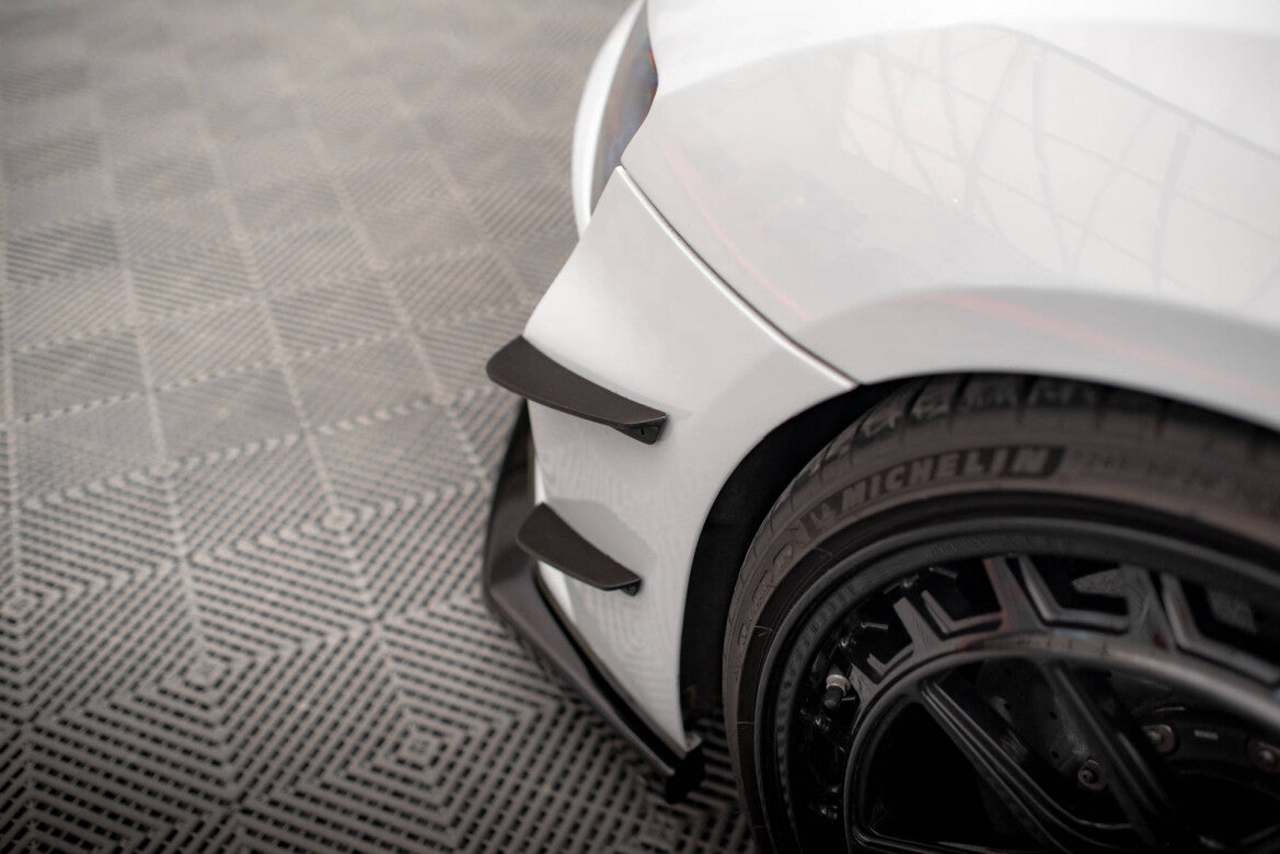Stoßstangen Flaps Wings vorne Canards passend für Audi RS3 Sportback 8Y FL