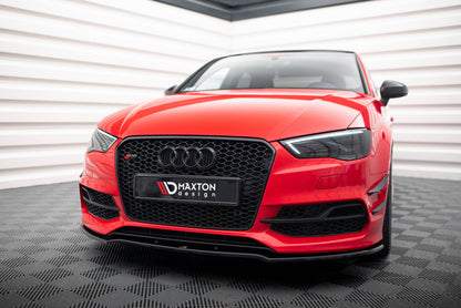 Stoßstangen Flaps Wings vorne Canards passend für Audi S3 / A3 S-Line 8V Limousine / Cabrio