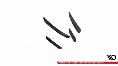 Stoßstangen Flaps Wings vorne Canards passend für Audi S3 / A3 S-Line 8V Limousine / Cabrio