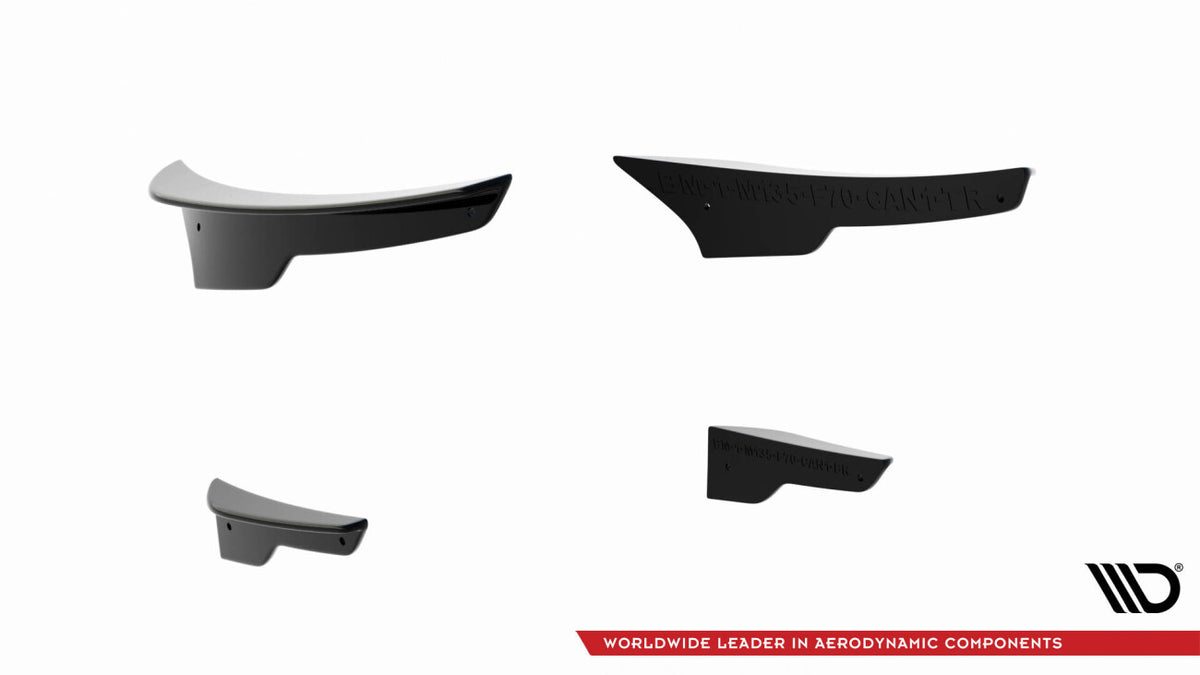 Stoßstangen Flaps Wings vorne Canards passend für BMW 1er M-Paket F70