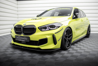 Stoßstangen Flaps Wings vorne Canards passend für BMW 1er M-Paket / M135i / 128ti F40