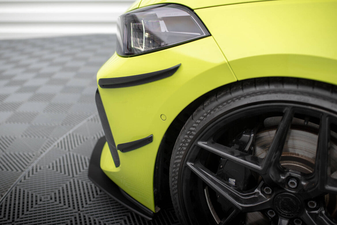 Stoßstangen Flaps Wings vorne Canards passend für BMW 1er M-Paket / M135i / 128ti F40