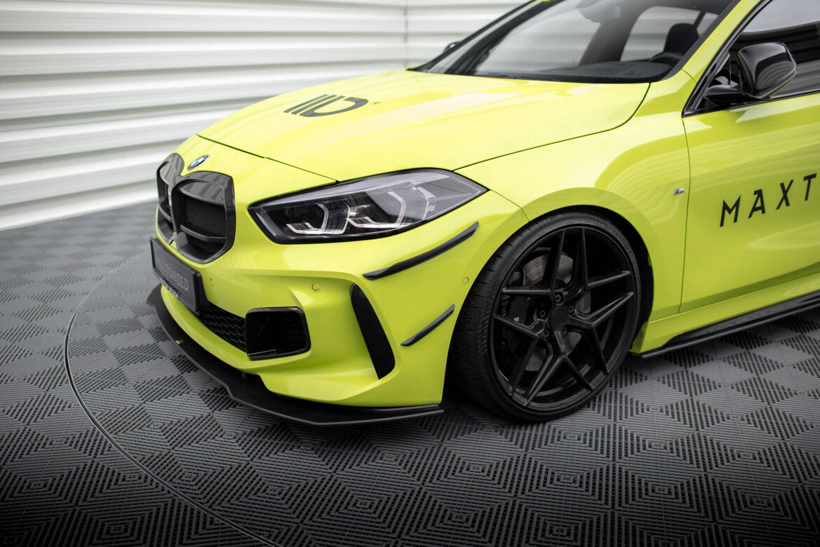 Stoßstangen Flaps Wings vorne Canards passend für BMW 1er M-Paket / M135i / 128ti F40