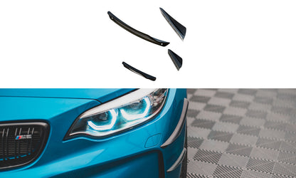 Stoßstangen Flaps Wings vorne Canards passend für BMW M2 F87
