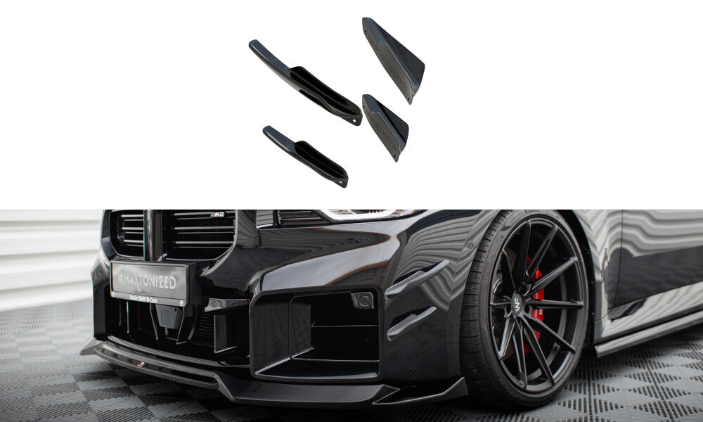 Stoßstangen Flaps Wings vorne Canards passend für BMW M2 G87