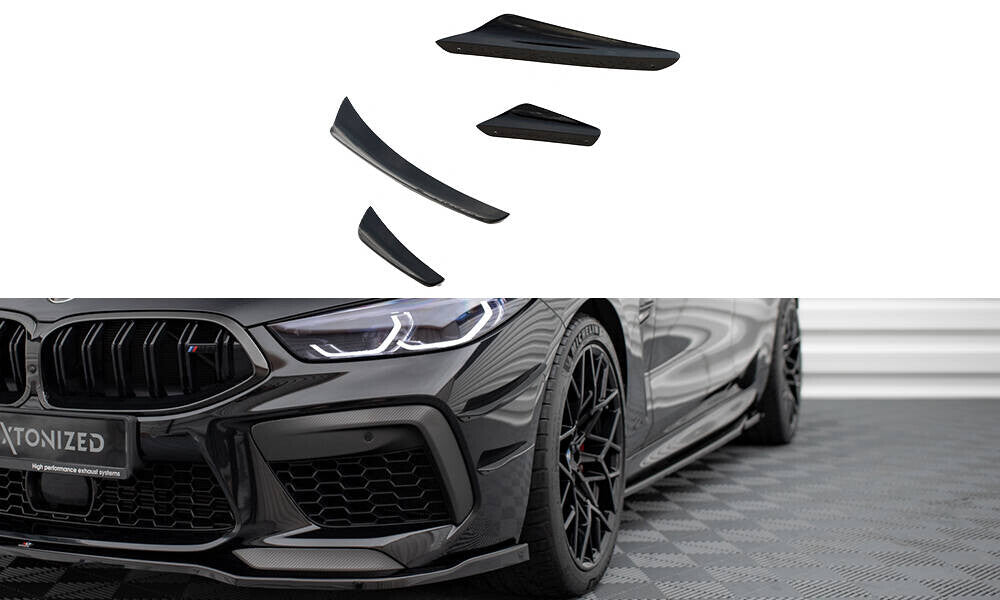 Stoßstangen Flaps Wings vorne Canards passend für BMW M8 Gran Coupe F93 / Coupe F92