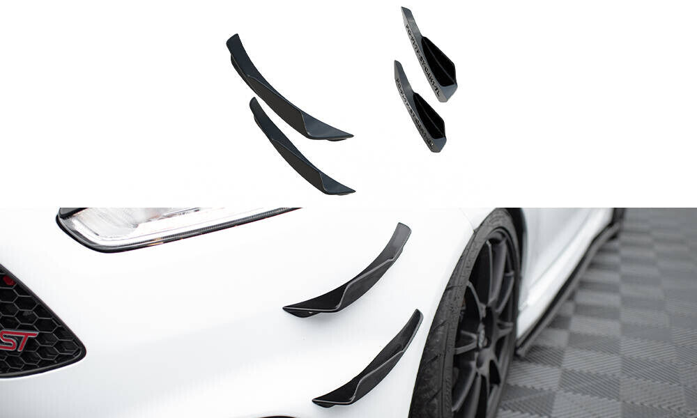 Stoßstangen Flaps Wings vorne Canards passend für Ford Fiesta 7 ST FL