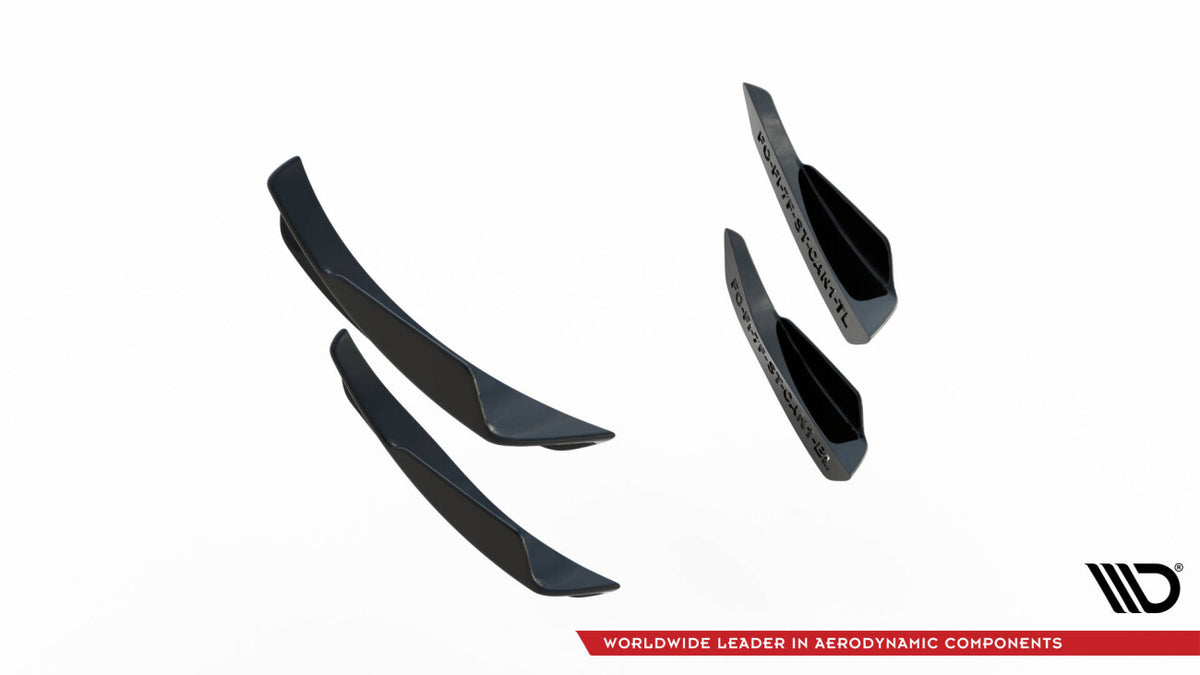 Stoßstangen Flaps Wings vorne Canards passend für Ford Fiesta 7 ST FL