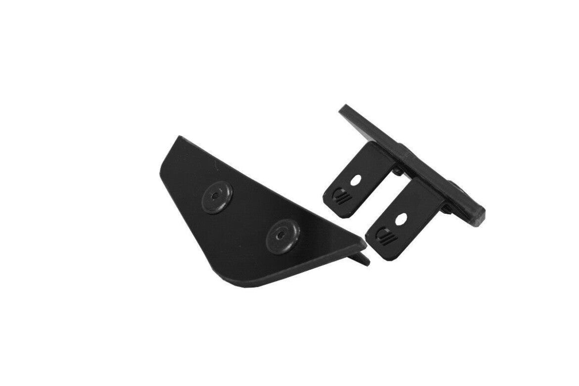 Stoßstangen Flaps Wings vorne Canards passend für Ford Fiesta Mk8 ST/ ST-Line schwarz matt