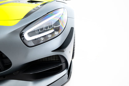 Stoßstangen Flaps Wings vorne Canards passend für Mercedes-AMG GT C C190 FL