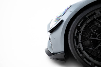 Stoßstangen Flaps Wings vorne Canards passend für Mercedes-AMG GT C C190 FL