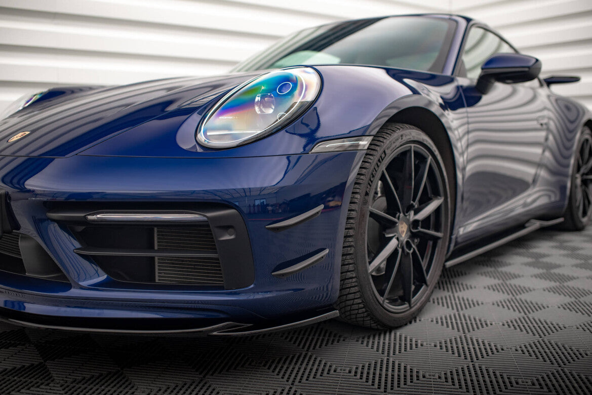 Stoßstangen Flaps Wings vorne Canards passend für Porsche 911 Carrera Aero 992