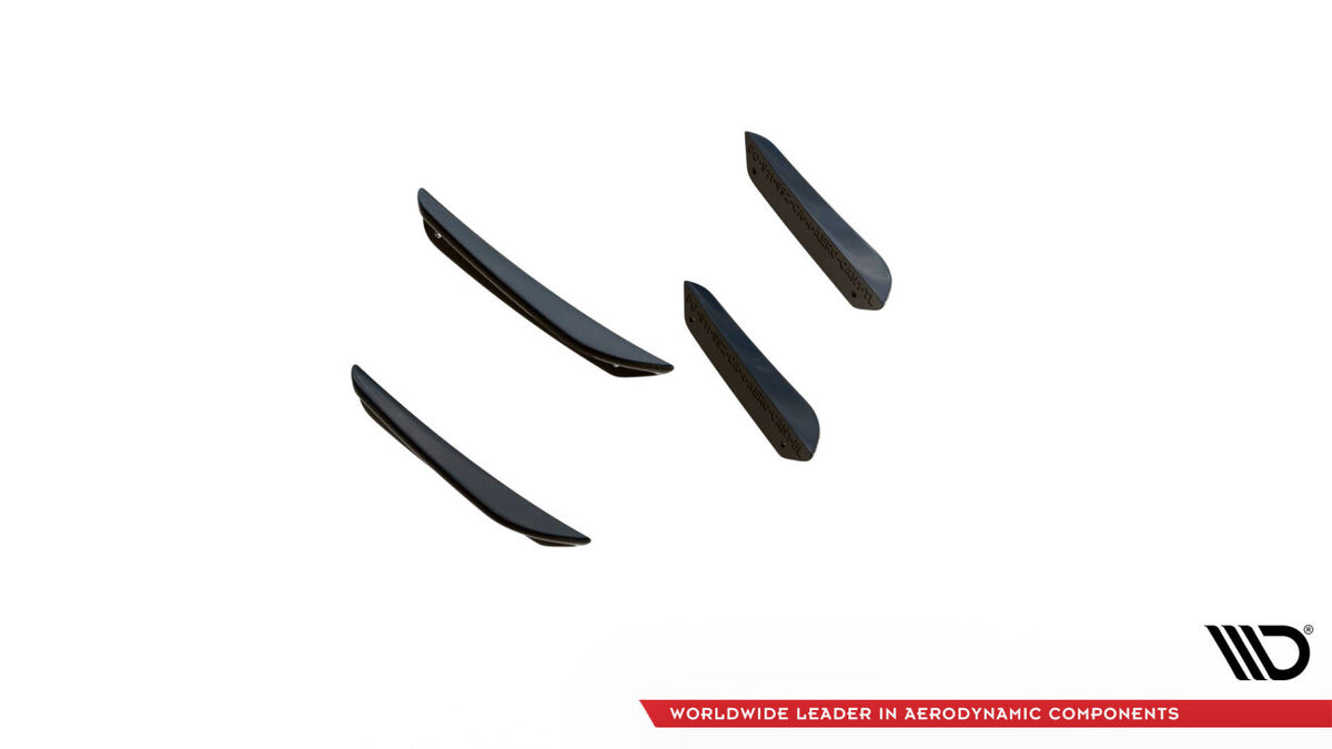 Stoßstangen Flaps Wings vorne Canards passend für Porsche 911 Carrera Aero 992