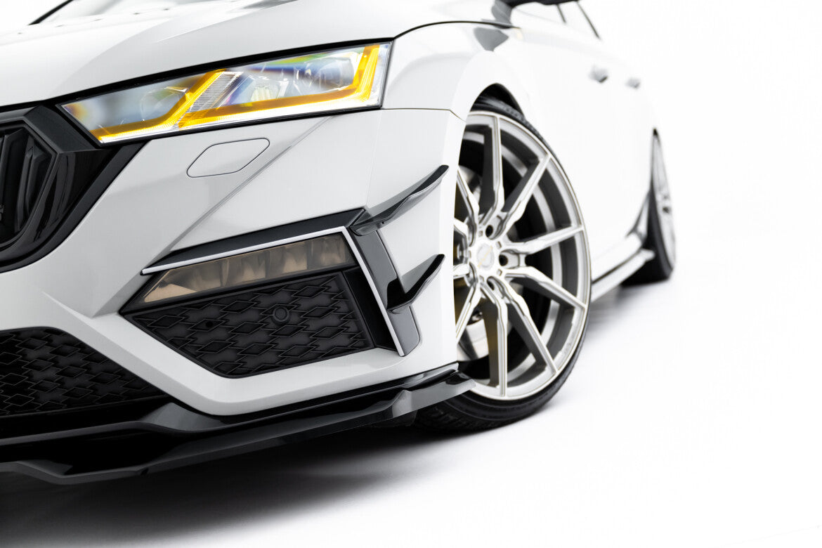 Stoßstangen Flaps Wings vorne Canards passend für Skoda Octavia RS Mk4