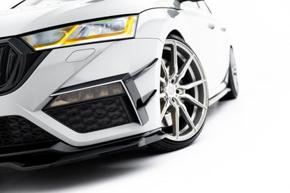Stoßstangen Flaps Wings vorne Canards passend für Skoda Octavia RS Mk4