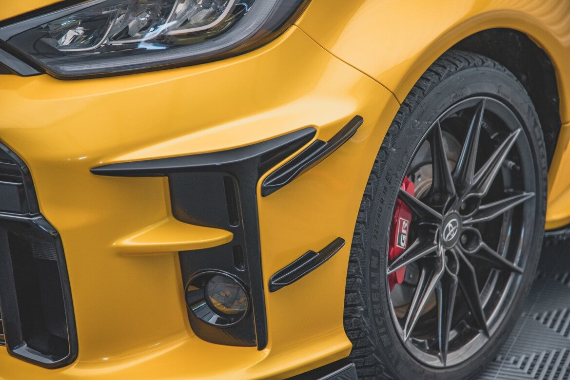 Stoßstangen Flaps Wings vorne Canards passend für Toyota GR Yaris Mk4