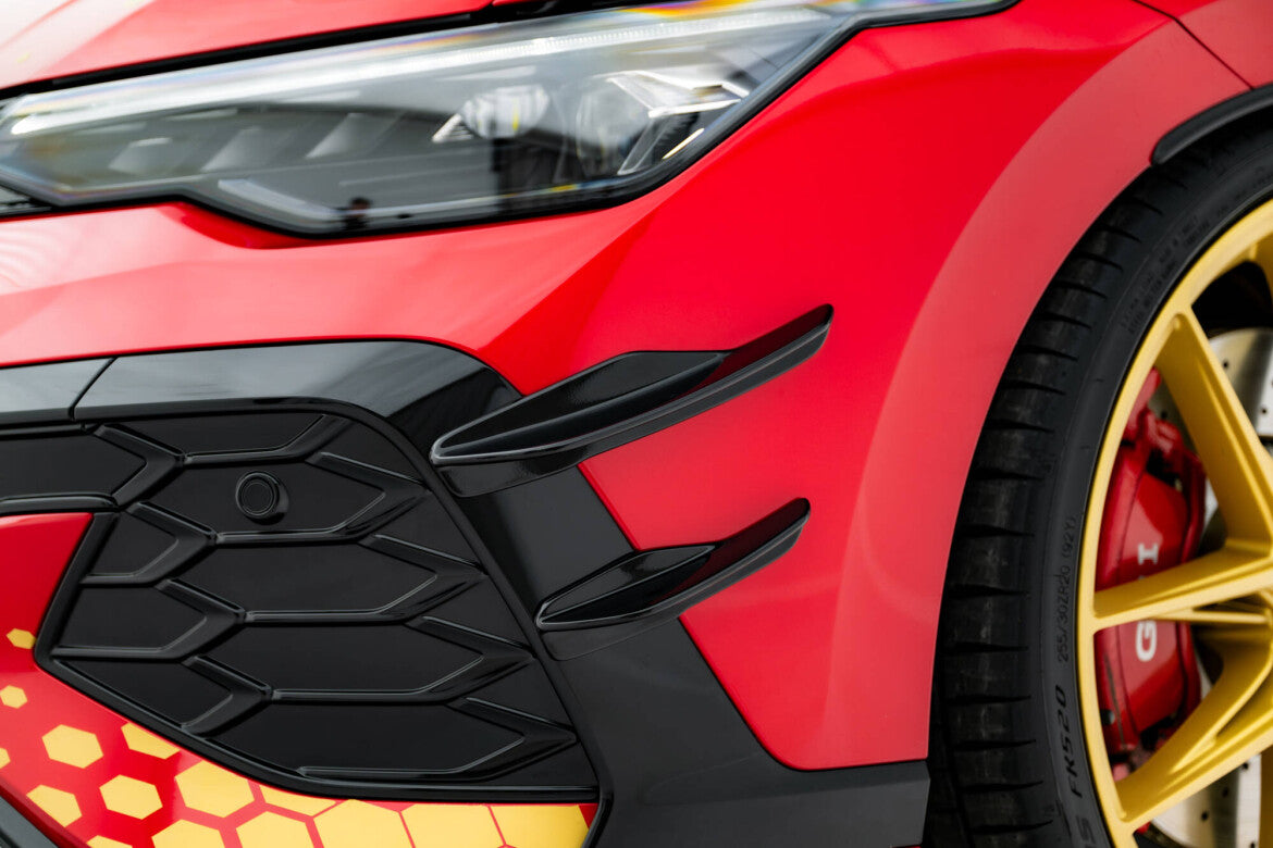Stoßstangen Flaps Wings vorne Canards passend für VW Golf GTI Clubsport Mk8 FL