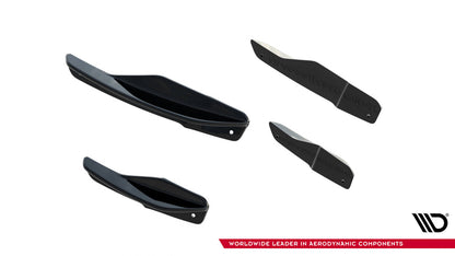 Stoßstangen Flaps Wings vorne Canards passend für VW Golf GTI Clubsport Mk8 FL