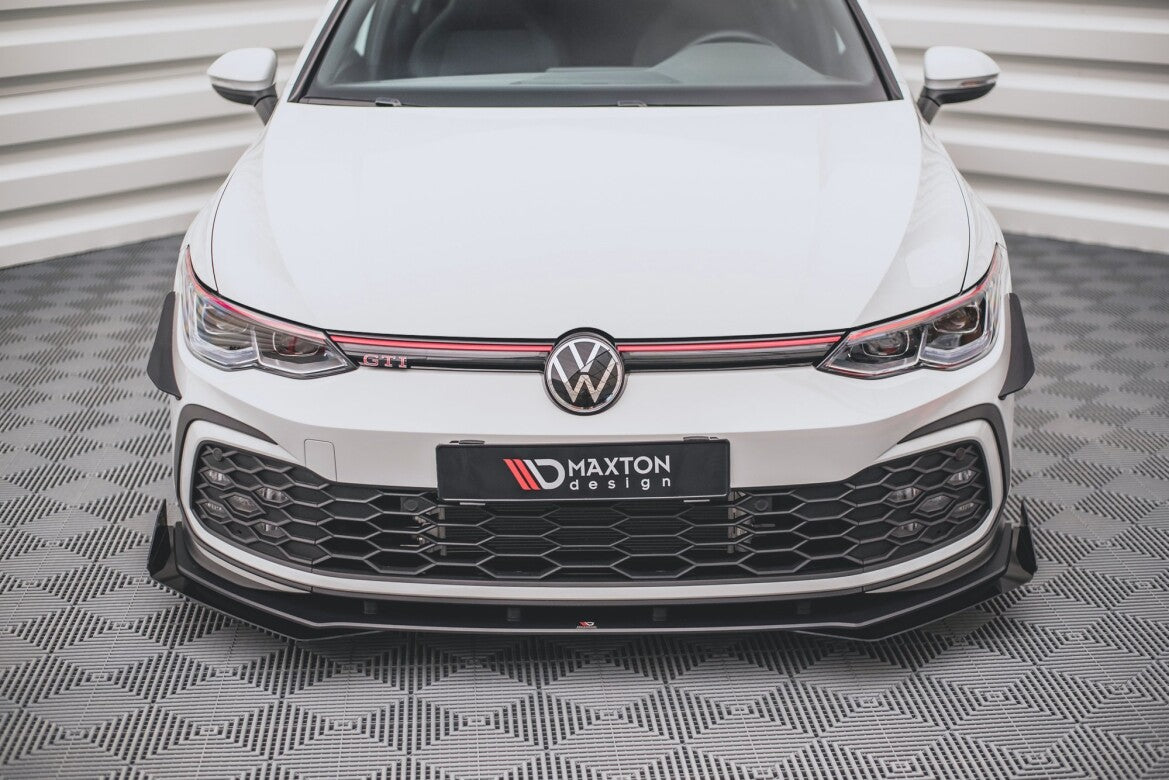 Stoßstangen Flaps Wings vorne Canards passend für VW Golf GTI Mk8