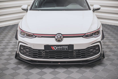 Stoßstangen Flaps Wings vorne Canards passend für VW Golf GTI Mk8
