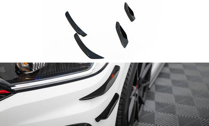 Stoßstangen Flaps Wings vorne Canards passend für VW Jetta GLI Mk7