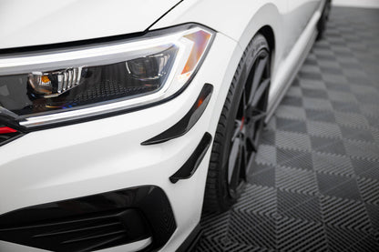 Stoßstangen Flaps Wings vorne Canards passend für VW Jetta GLI Mk7