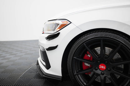 Stoßstangen Flaps Wings vorne Canards passend für VW Jetta GLI Mk7