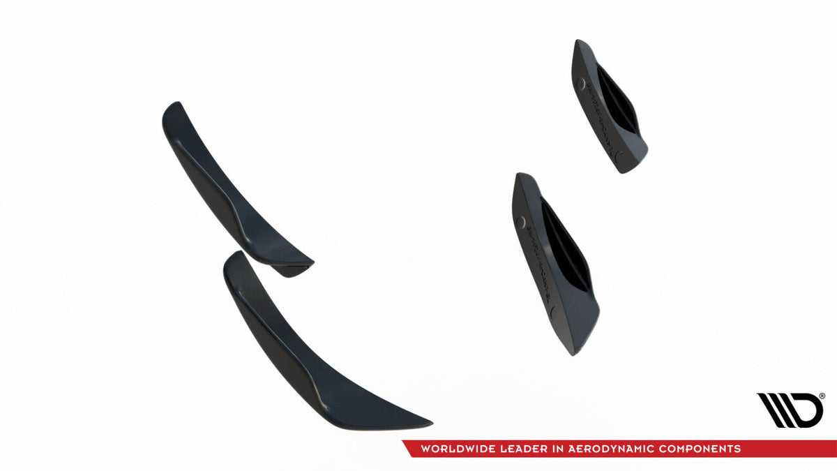 Stoßstangen Flaps Wings vorne Canards passend für VW Jetta GLI Mk7