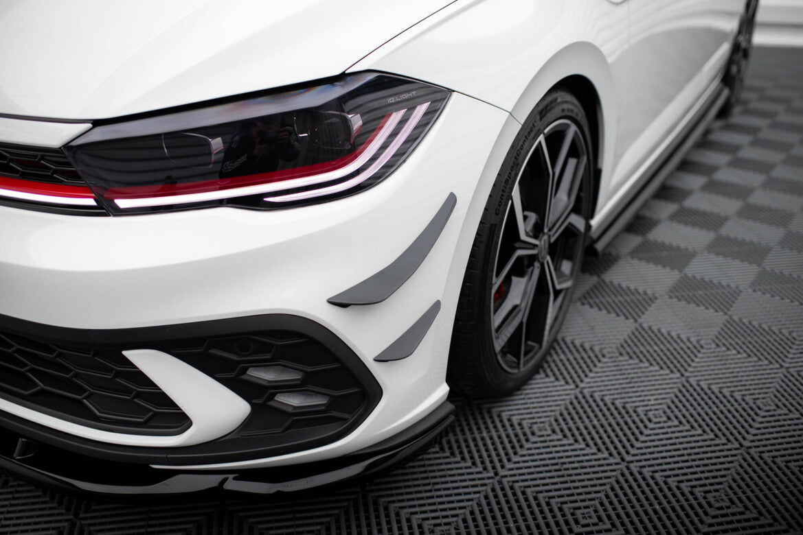 Stoßstangen Flaps Wings vorne Canards passend für VW Polo GTI Mk6 FL