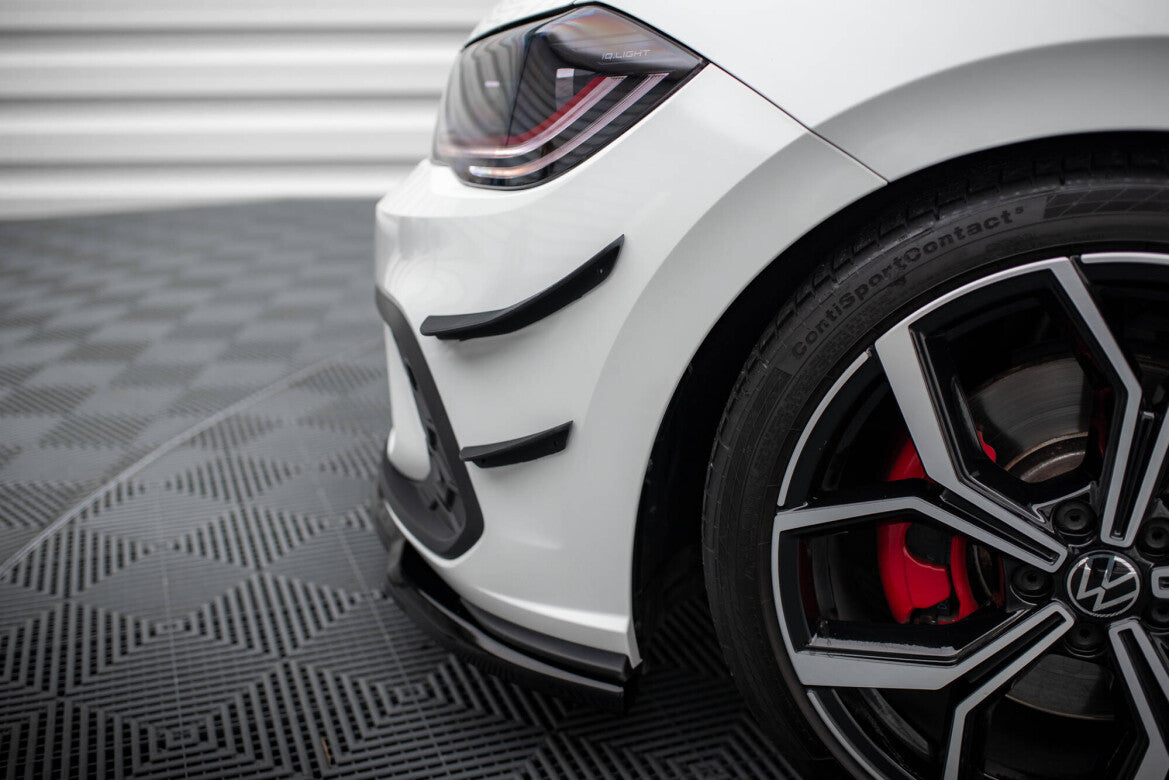 Stoßstangen Flaps Wings vorne Canards passend für VW Polo GTI Mk6 FL