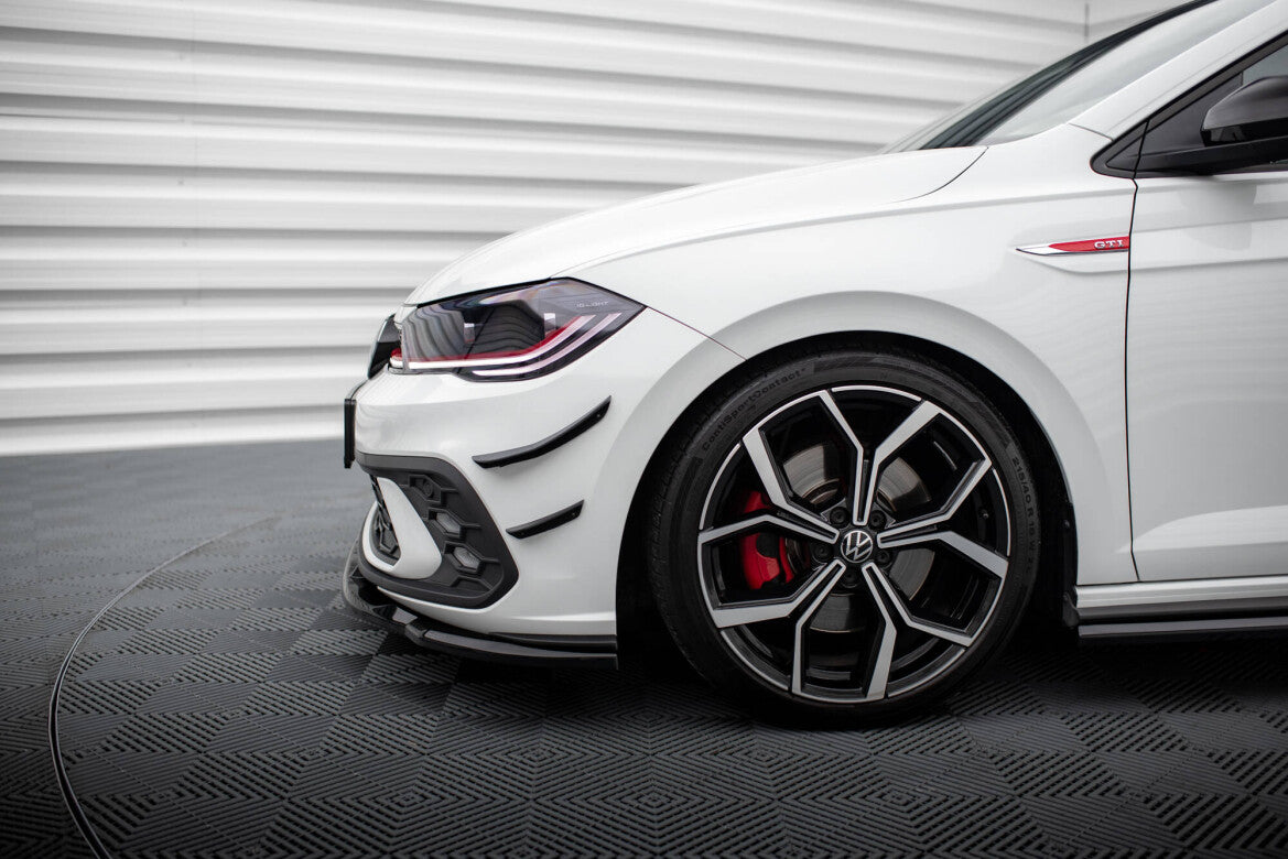 Stoßstangen Flaps Wings vorne Canards passend für VW Polo GTI Mk6 FL
