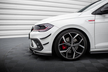 Stoßstangen Flaps Wings vorne Canards passend für VW Polo GTI Mk6 FL