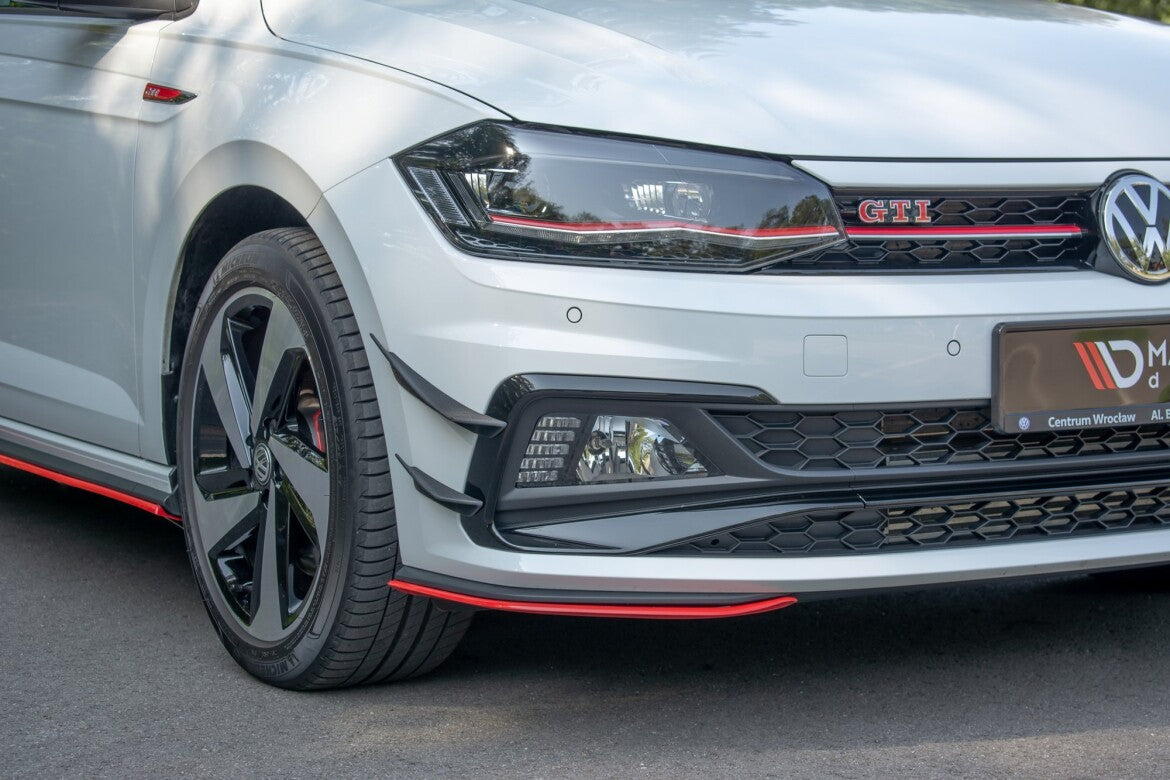 Stoßstangen Flaps Wings vorne Canards passend für VW Polo GTI Mk6