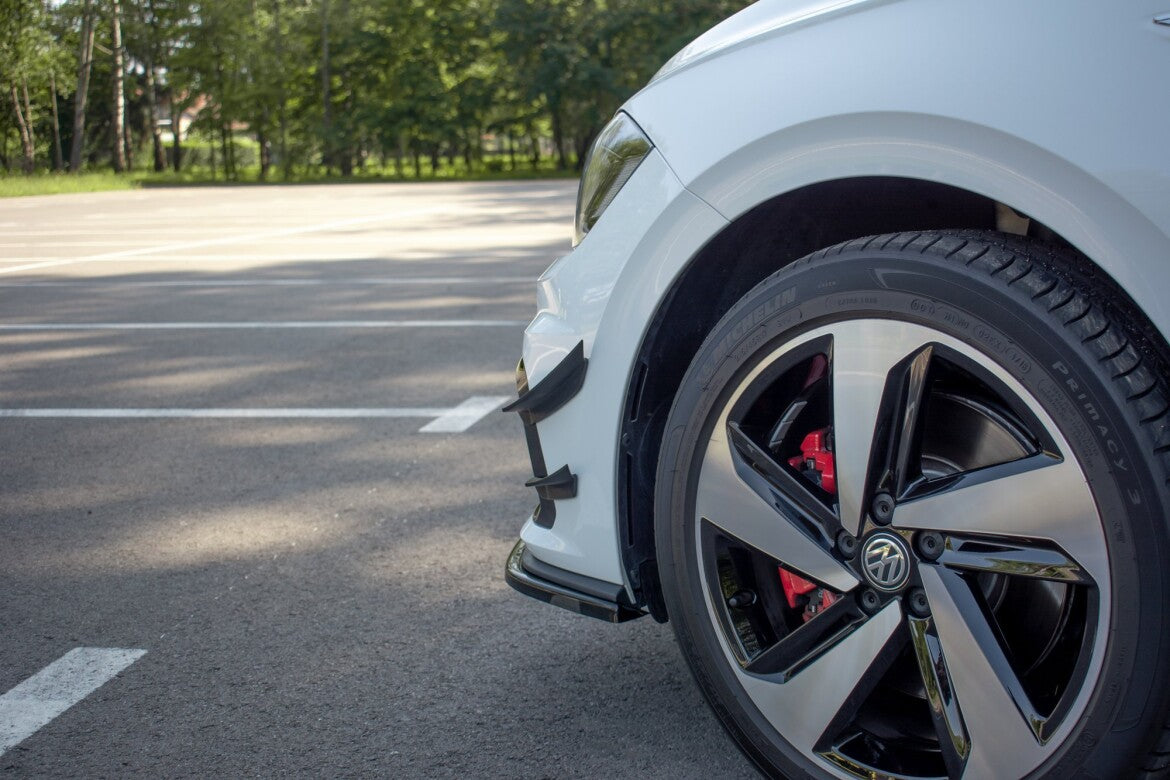 Stoßstangen Flaps Wings vorne Canards passend für VW Polo GTI Mk6