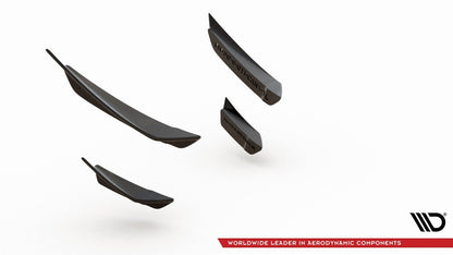 Stoßstangen Flaps Wings vorne Canards passend für VW Polo GTI Mk6