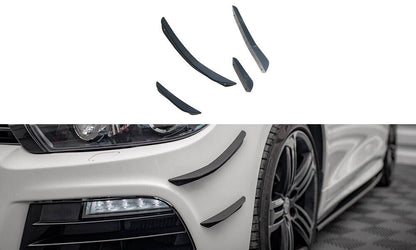 Stoßstangen Flaps Wings vorne Canards passend für VW Scirocco R Mk3