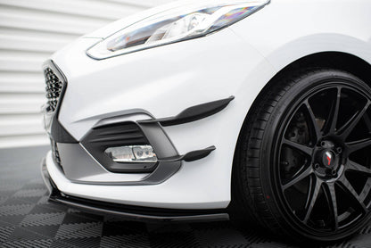 Stoßstangen Flaps Wings vorne Canards V.2 passend für Ford Fiesta Mk8 ST / ST-Line