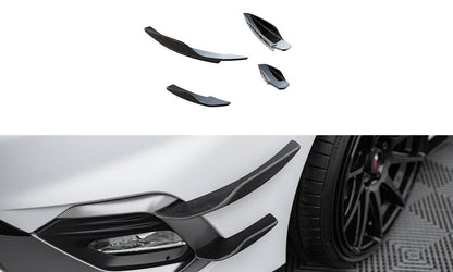 Stoßstangen Flaps Wings vorne Canards V.2 passend für Ford Fiesta Mk8 ST / ST-Line