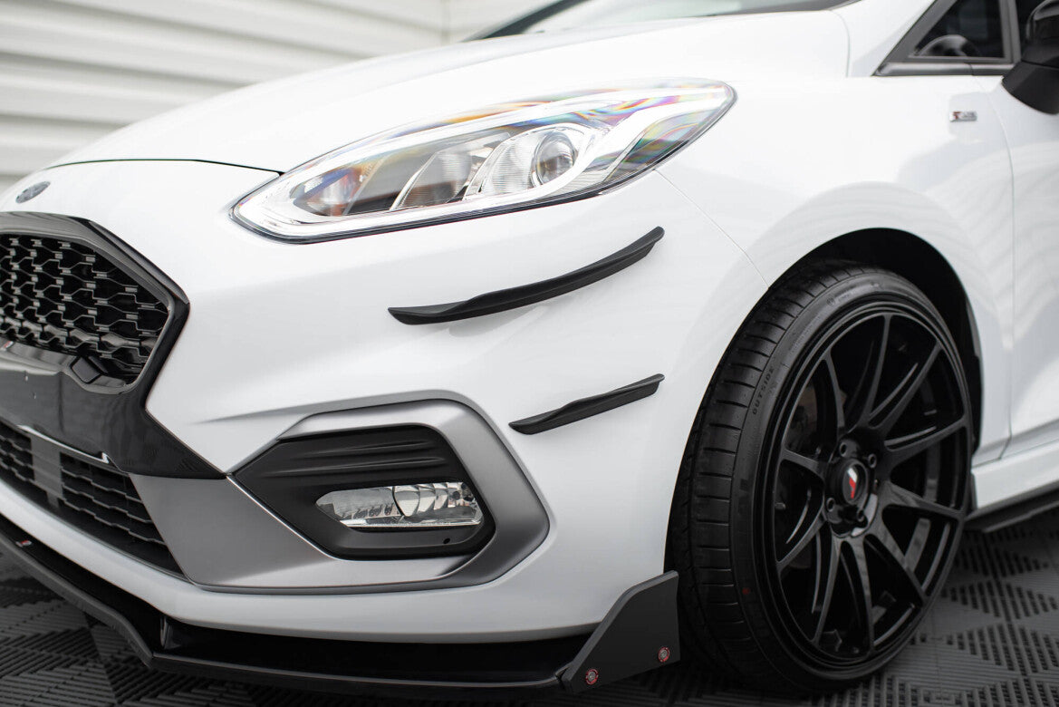 Stoßstangen Flaps Wings vorne Canards V.3 passend für Ford Fiesta Mk8 ST / ST-Line