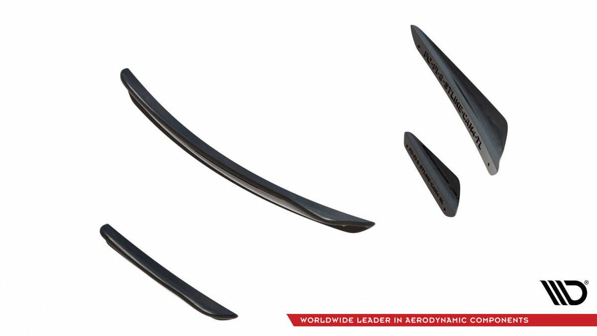 Stoßstangen Flaps Wings vorne Canards V.3 passend für Ford Fiesta Mk8 ST / ST-Line