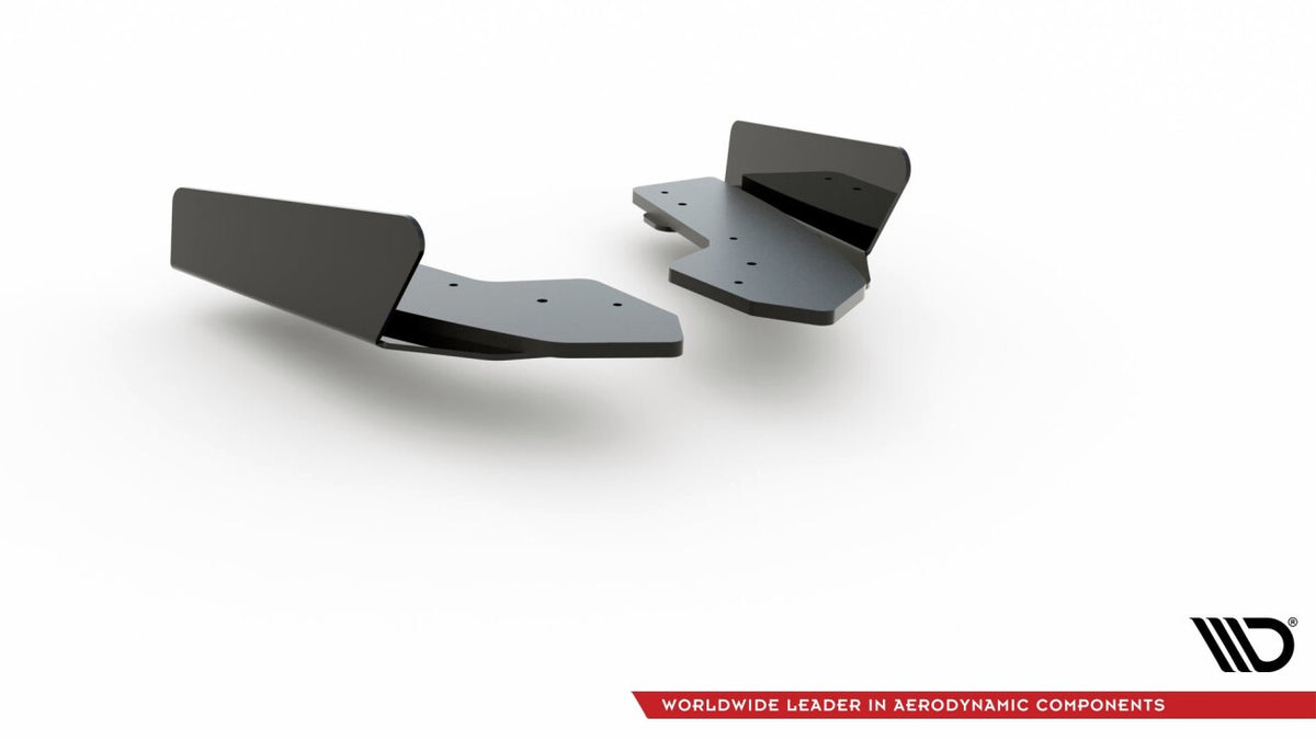 Street Pro Diffusor Flaps passend für Audi RS3 8V Sportback schwarz matt + Hochglanz Flaps