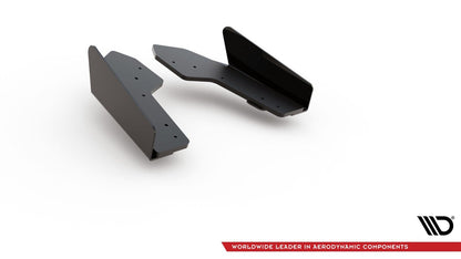Street Pro Diffusor Flaps passend für Audi RS3 8V Sportback schwarz matt + Hochglanz Flaps