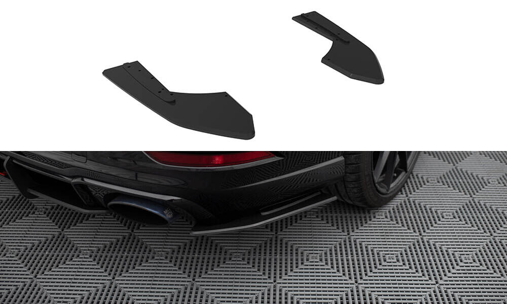 Street Pro Diffusor Flaps passend für Audi RS3 Limousine 8V FL schwarz matt