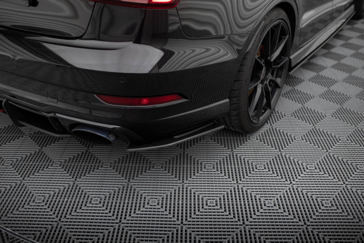 Street Pro Diffusor Flaps passend für Audi RS3 Limousine 8V FL schwarz matt