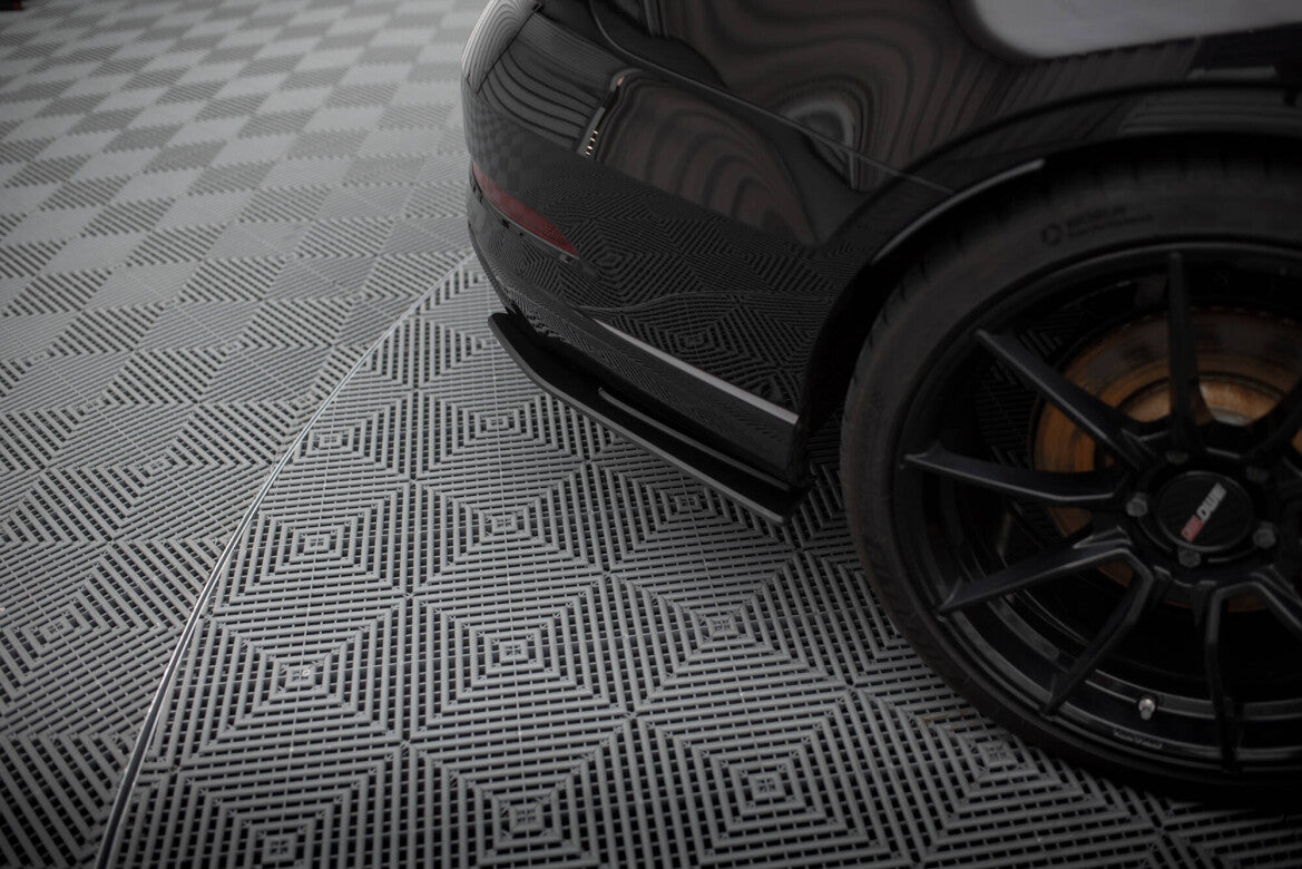 Street Pro Diffusor Flaps passend für Audi RS3 Limousine 8V FL schwarz matt