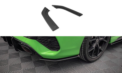 Street Pro Diffusor Flaps passend für Audi RS3 Limousine 8Y schwarz matt