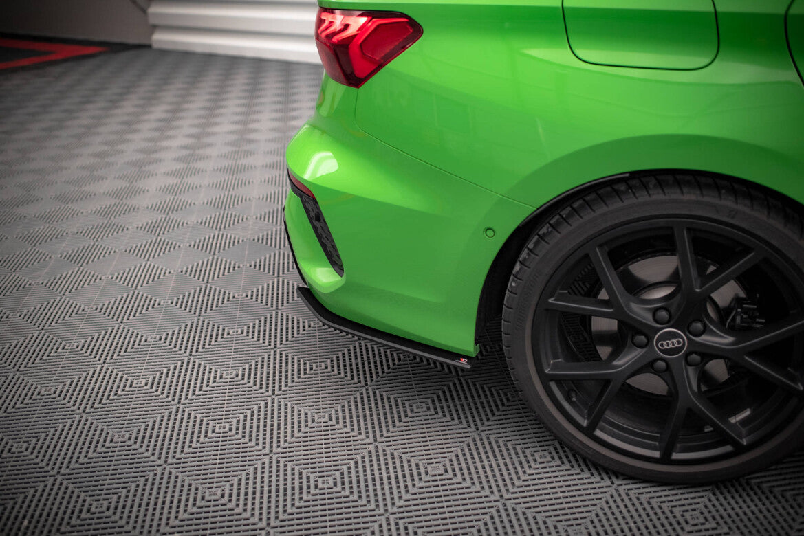 Street Pro Diffusor Flaps passend für Audi RS3 Limousine 8Y schwarz matt