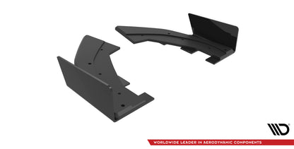 Street Pro Diffusor Flaps passend für Audi RS3 Sportback 8Y schwarz matt + Hochglanz Flaps